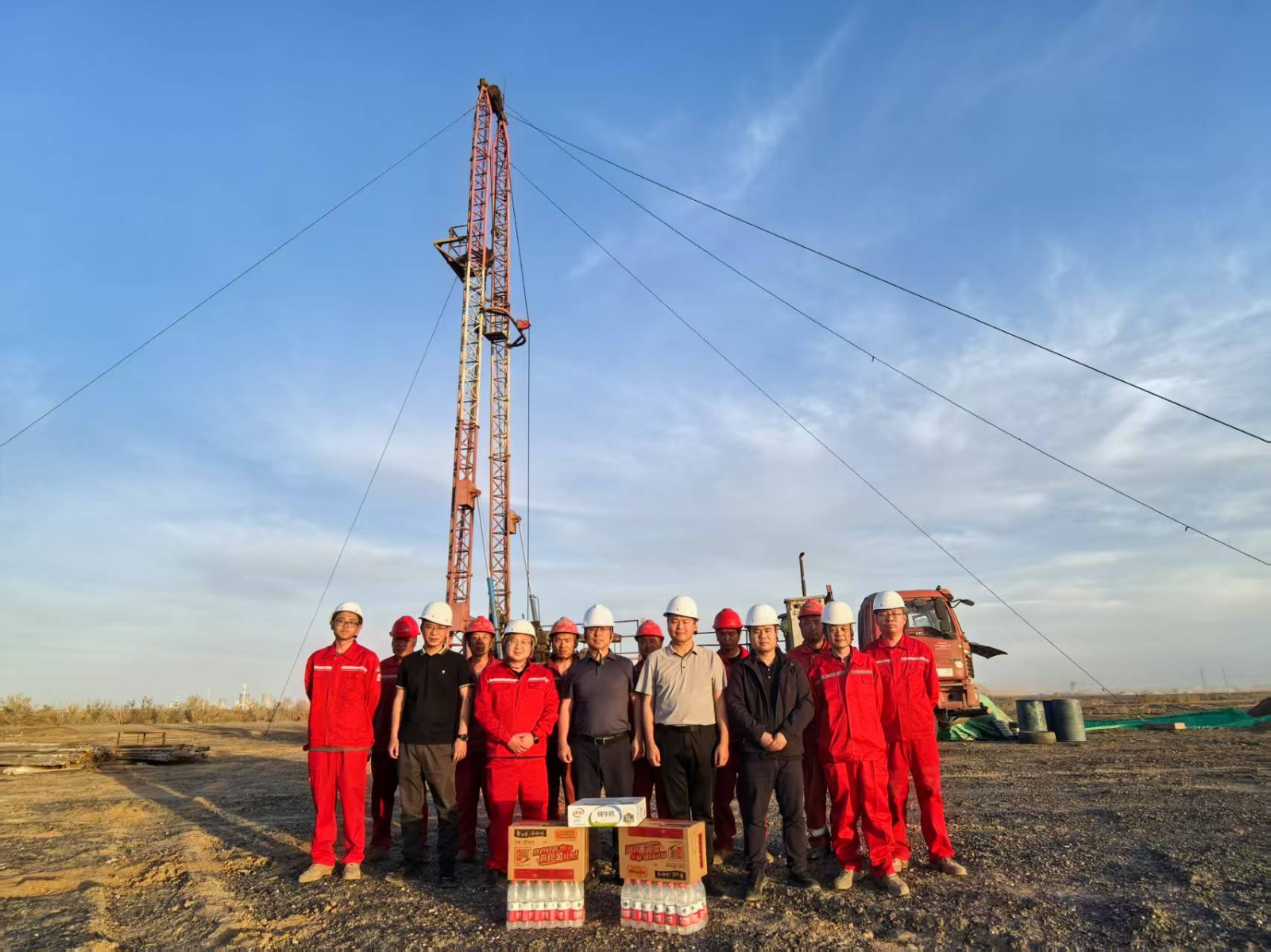 公司黨委書記、董事長付星深入公司新疆項目檢查指導工作